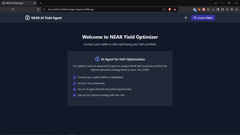 Near-yield-portfoliomanager-AIAgent – screenshot 1