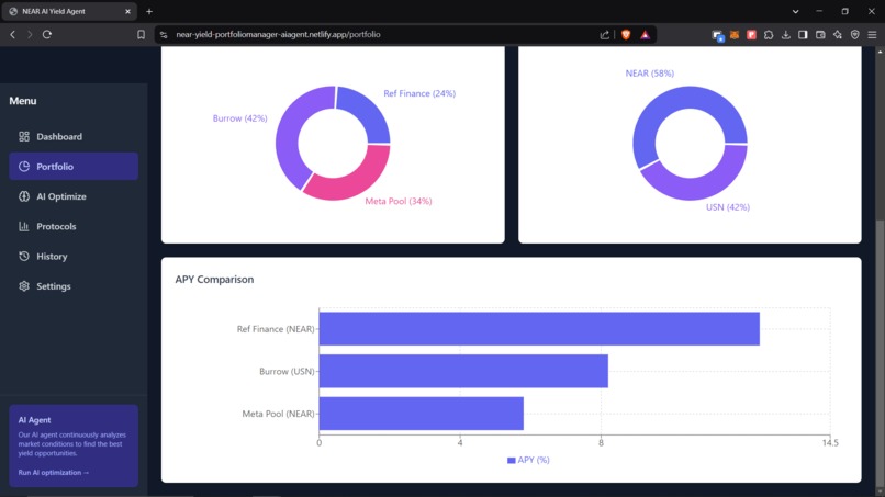 Near-yield-portfoliomanager-AIAgent – screenshot 4