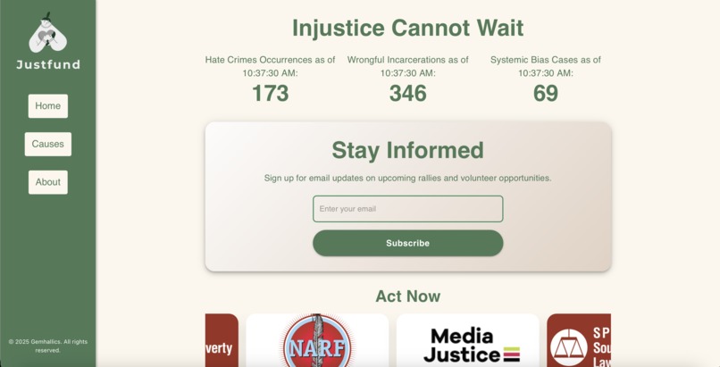 JustFund – screenshot 1