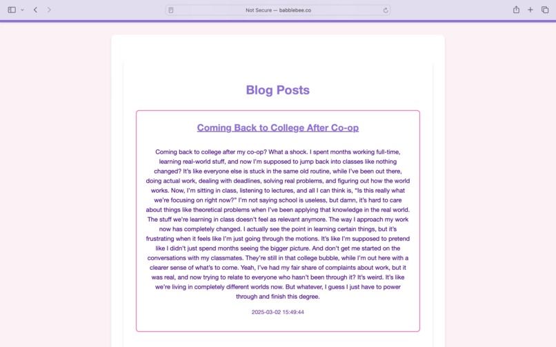 babblebee – screenshot 3