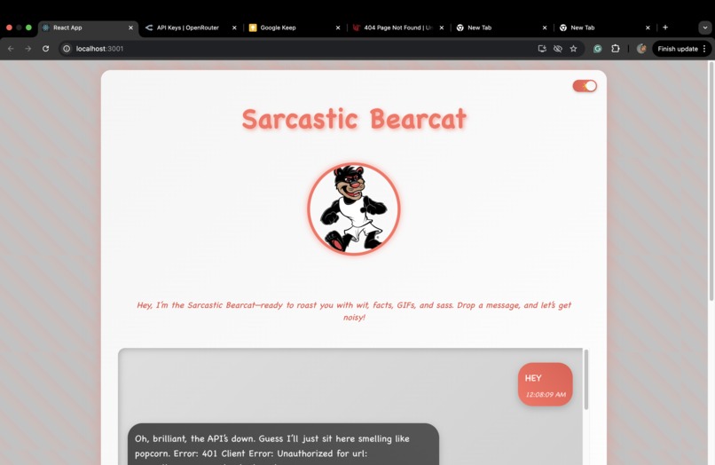 Sarcastic Bearcat – screenshot 1