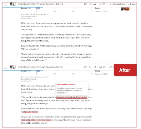 BiasBlocker – screenshot 2