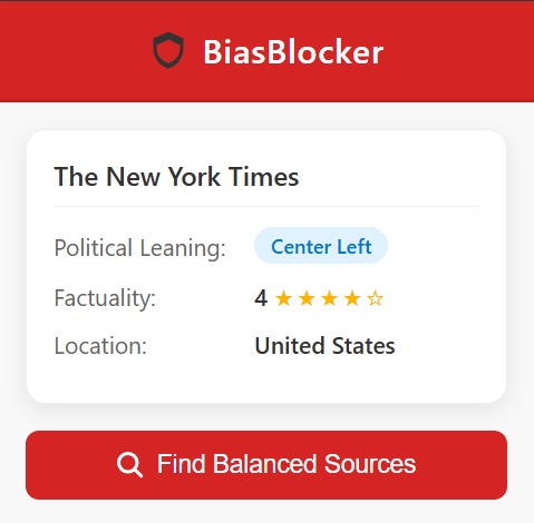 BiasBlocker – screenshot 3