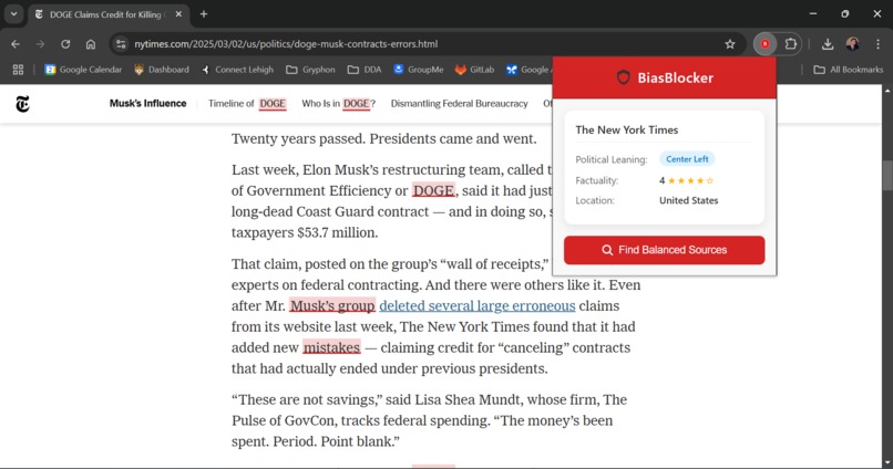 BiasBlocker – screenshot 4