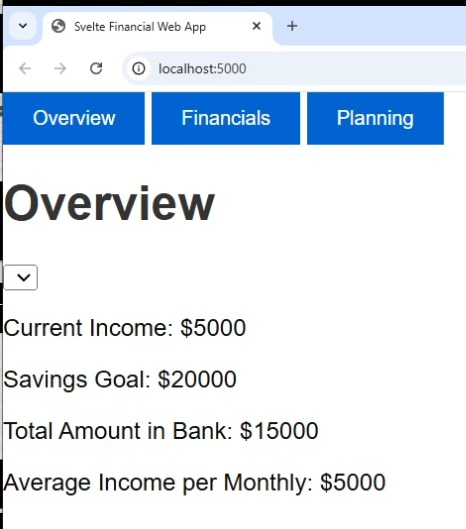 Financial Future – screenshot 1