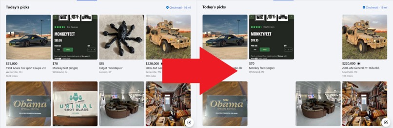 Facebook Marketplace Cleanser – screenshot 1