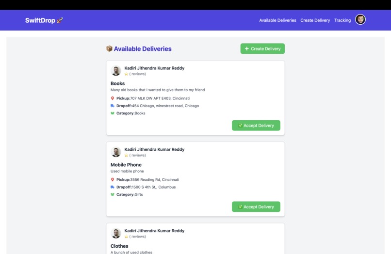 SwiftDrop – screenshot 1