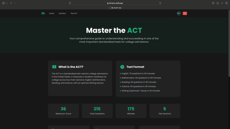 36, #1 ACT Prep Tool – screenshot 9