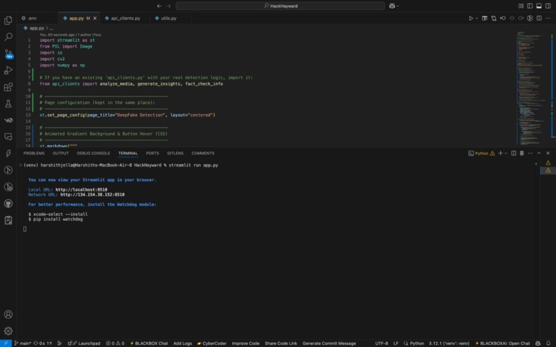 DeFake AI – screenshot 1
