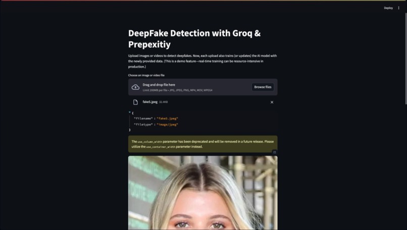 DeFake AI – screenshot 4