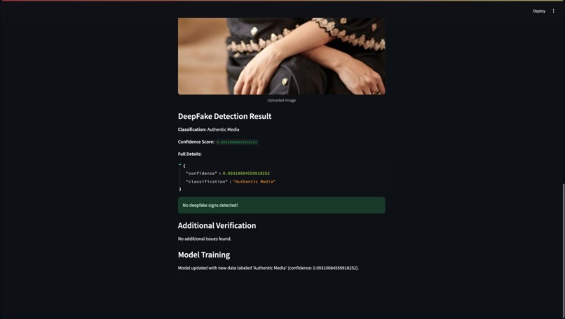 DeFake AI – screenshot 7