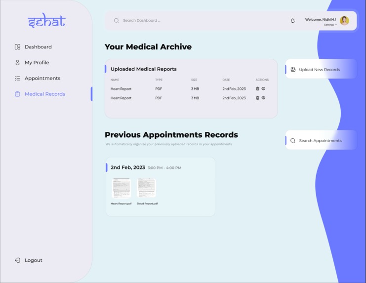 HealthChain AI  – screenshot 2