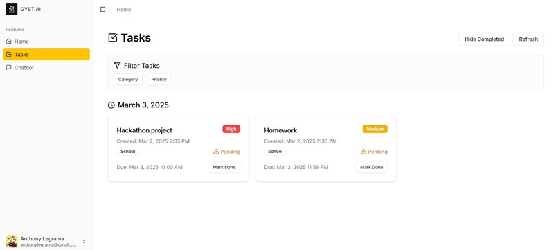 GYST AI – screenshot 5