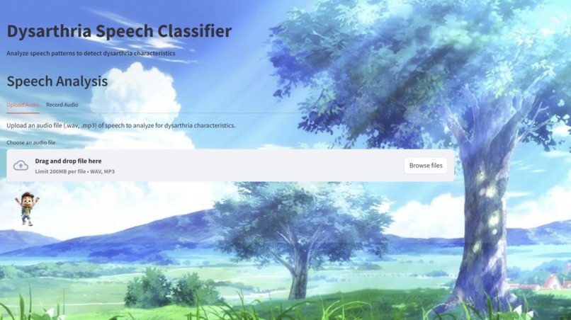 Dysarthria Speech Classifier – screenshot 1