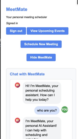 MeetMate – screenshot 2