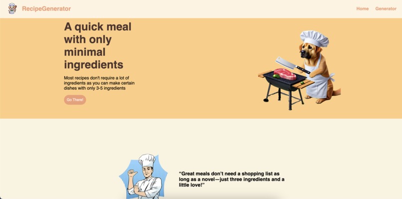 Recipe Generator – screenshot 1