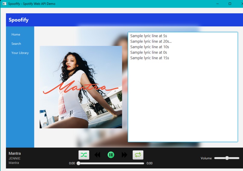 Spoofify – screenshot 1
