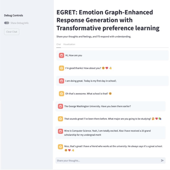 EGRET - Emotional Aware AI Companion – screenshot 1