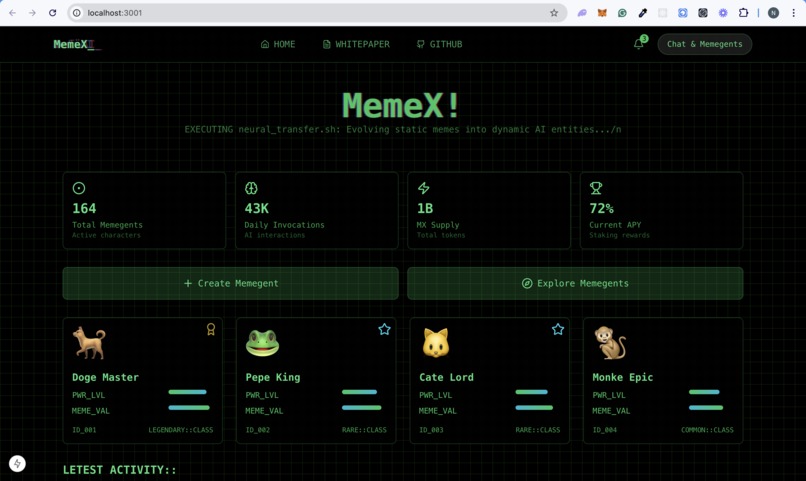 MemeX – screenshot 2