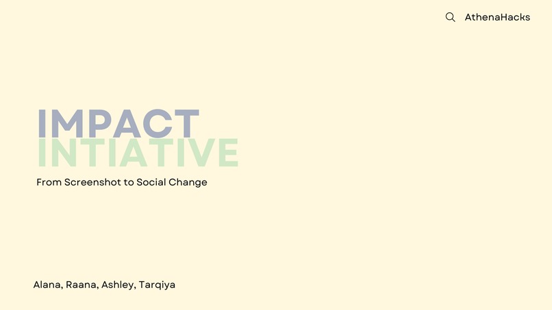 Impact Initiative  – screenshot 1