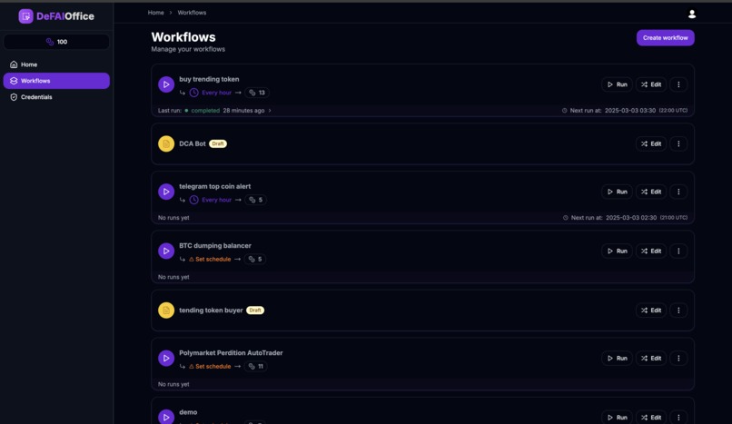 DeFAI Office – screenshot 3
