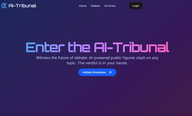 AI Tribunal – screenshot 1