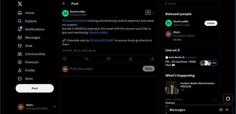 NearFundMe – screenshot 2