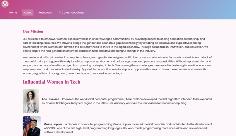 CodeHer  – screenshot 4