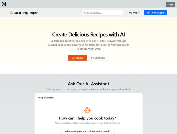 Meal Prep Helper – screenshot 1