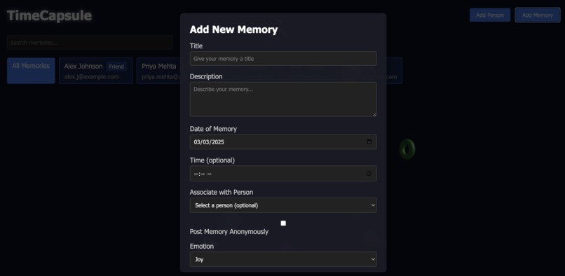 TimeCapsule – screenshot 2