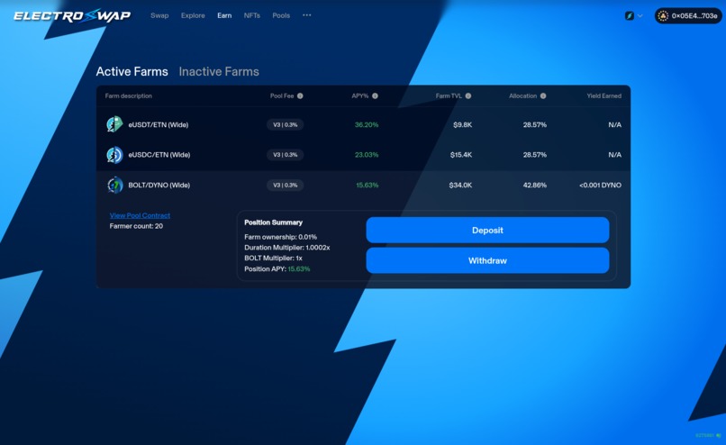 ElectroSwap - Electroneum DEX – screenshot 6
