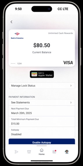 Bank of America App Redesign – screenshot 2