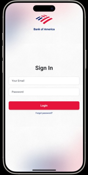 Bank of America App Redesign – screenshot 1