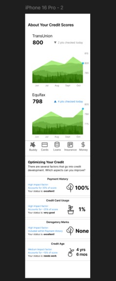Credit Karma Redesign (Mei Miller) – screenshot 3
