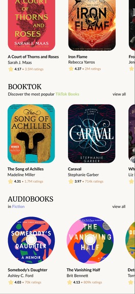 Goodreads Redesign: Chapters Reimagined – screenshot 2