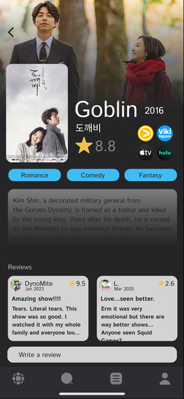 Kdrama Rating App – screenshot 4