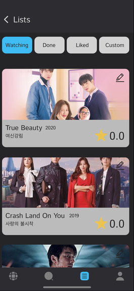 Kdrama Rating App – screenshot 5