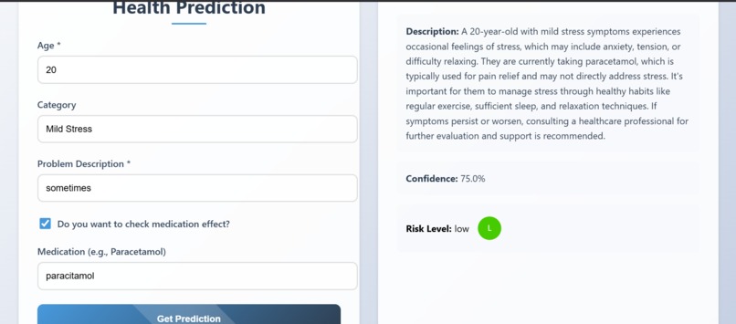 Health Prediction – screenshot 1