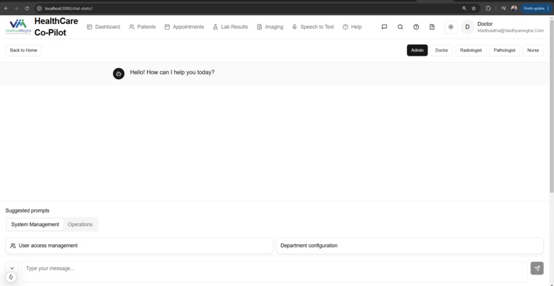 Agentic HealthCare Co-Pilot – screenshot 7