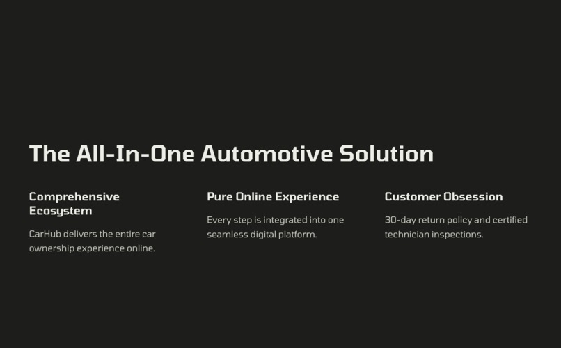 CarHub: Redefining Car Buying – screenshot 1