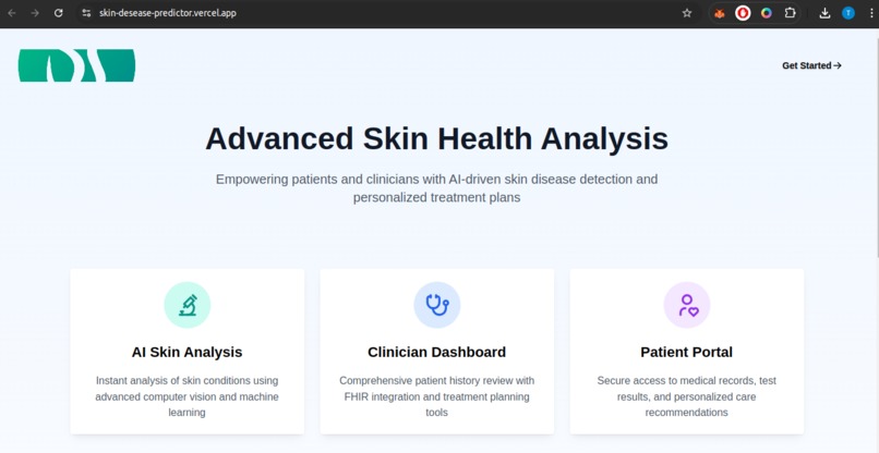 Skin Disease Predictor  – screenshot 1