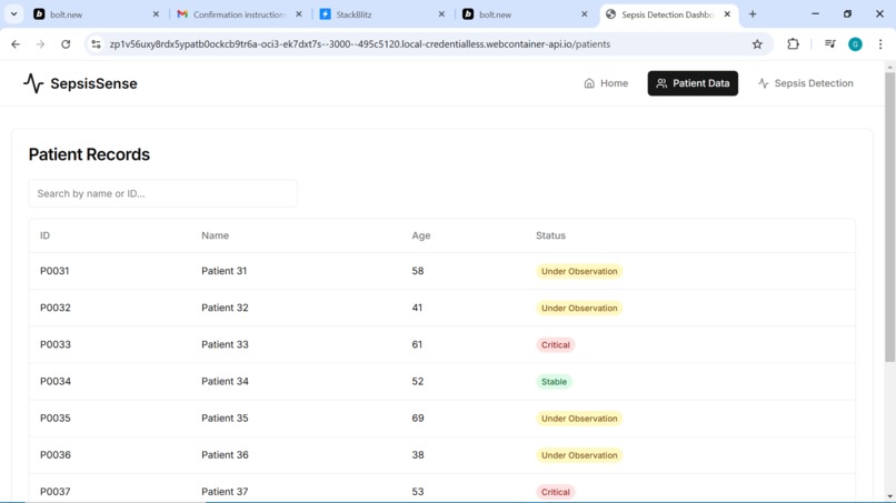 SepsiGuard AI — Predictive AI for Early Sepsis Detection – screenshot 2