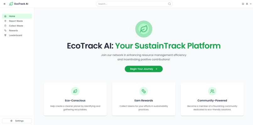 EcoTrack AI – screenshot 2