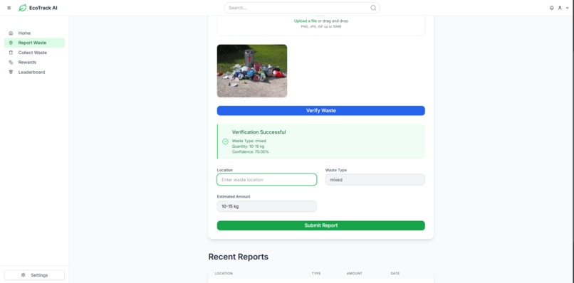 EcoTrack AI – screenshot 4