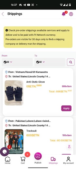 PIKETPLACE – screenshot 1