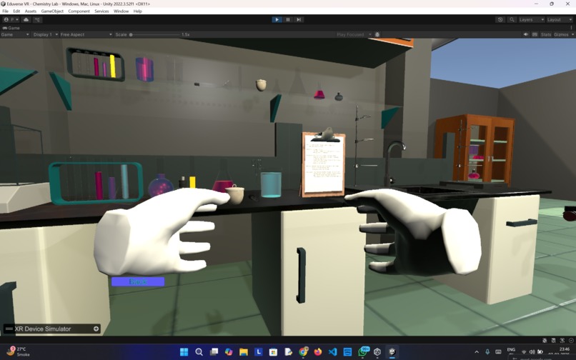 VR Work Simulations for Women Returning to STEM Careers – screenshot 3