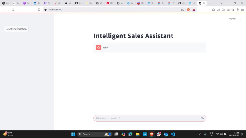 LLM agent – screenshot 1
