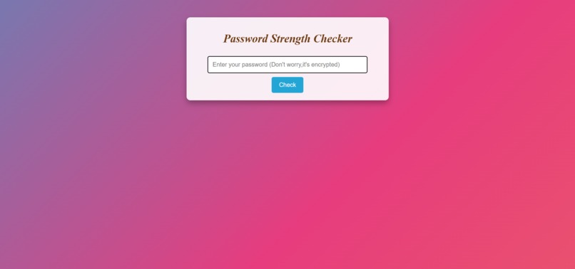 Password Strength Checker – screenshot 2