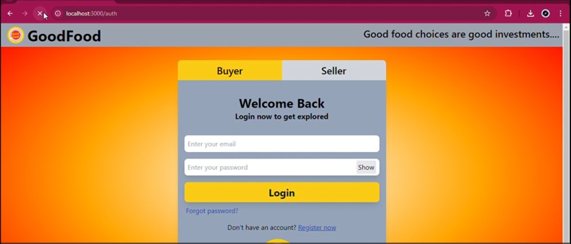 GoodFood – screenshot 2