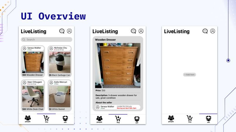 LiveListing – screenshot 2